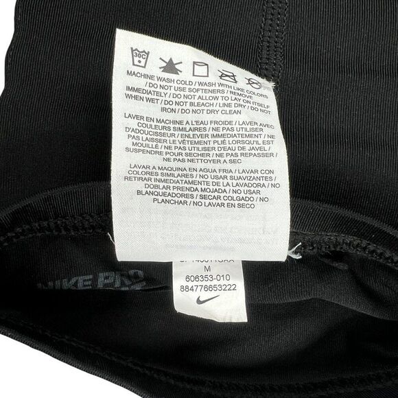 Nike Pro Combat Men's Size Medium Black Basketball Shin / Elbow Pad - Picture 5 of 6